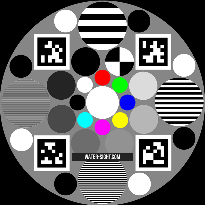 Kalibrační terč Water-Sight color-chart-v1